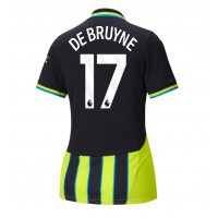 Manchester City Kevin De Bruyne #17 Bortedrakt Dame 2024-25 Kortermet